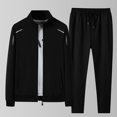 thumbnail image 3 of Conjunto de ropa deportiva de algodón para hombre, chándal de marca, conjuntos de dos piezas, ropa para hombre, sudaderas con capucha y pantalones, traje, ropa de calle para hombre, sudaderas con capu, 3 of 5
