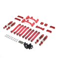 thumbnail image 2 of Para Mn D90 D91 Mn96 1/12 Rc Coche Metal Pull Rod Amortiguador, rojo Afortunado Sencillez, 2 of 5