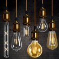 thumbnail image 3 of Bombilla de filamento LED Retro Edison, E27, E14, B22, 4W, 6W, 8W, AC220V, C35, G45, A60, ST64, G80, G95, G125, luz de vela Retro, 2 unidades, 3 of 4