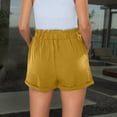 thumbnail image 5 of Dress Shorts for Women Elastic High Waist Loose Fit Summer Dressy Casual Shorts with Pockets, 5 of 6