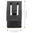 thumbnail image 2 of SHISUYAN 50pcs Black Steel Retainer Clips for Car Use Durable Metal Material Universal Dashboard Fastening, 2 of 8