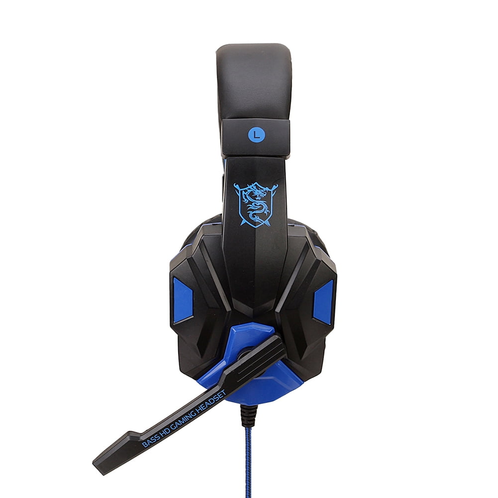 Ybeauty Soyto SY830MV Stereo Gaming Headset Volume Control Headphone with  Mic for PC - Walmart.com