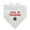 White, variant on Dog in Training with Paw Print Dog Pet Bandana - White