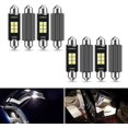 thumbnail image 1 of GFDYREE 8 PCS Car LED Car Bulb Kit Set, 41mm High Brightness Car LED Reading License Plate Light, Error Free LED Double Tip Light for Interior Map Dome Lights and License Plate Courtesy Ligh, 1 of 7
