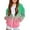 Green, variant on ShomPort 4-12 Years Baby Children Casual Sweatshirt Long Sleeve Gradient Color Zipper Jacket Loose Clothes with Pockets