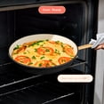 thumbnail image 3 of Beautiful 10-Inch Cast Enamel Fry Pan, Black Sesame by Drew Barrymore, 3 of 6
