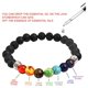 thumbnail image 4 of Pulsera De 7 Chakras Pulsera De Piedras Preciosas Pulsera De Cuentas De Ansiedad De Piedra De Chakras De Cuidado Físico Para Hombres Y Mujeres Guardurnaity AP006086-00, 4 of 6