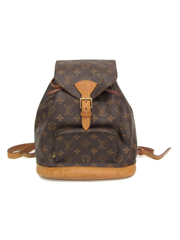 Pre-Owned Louis Vuitton Monogram Montsouris MM M51136 Women's Backpack Brown