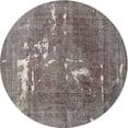 thumbnail image 1 of Ahgly Tapis Rond Traditionnel Persan Rose pour Intérieur, 4 Pieds Rond, 1 of 6