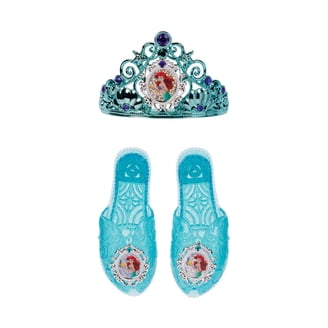 dress up princess jewelry LUV HER Disney Princesses Cinderella Girls Jewelry Set - Dress up 3 Piece Toy Jewelry Box Set with Bead Necklace, Bracelet and Ring - Play Accessories - Ages 3+