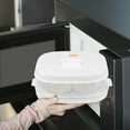 thumbnail image 4 of Microwave Steamer with Lid Kitchen Food Steamer Microwave Vegetables Steamer Case, 4 of 9