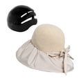 thumbnail image 5 of BAOSITY Adult Surf Bucket Hat Fishing Hat Fashionable Bike Hat Type for Biking Cycle Travel Women Beige, 5 of 8