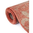 thumbnail image 5 of Unique Loom Outdoor Botanical Collection Area Rug - Fern (7' 10" Square Terracotta/Ivory), 5 of 11