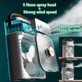 thumbnail image 4 of Nuevo ventilador 3 en 1, aire acondicionado, Enfriador de aire pequeño para el hogar, luz LED nocturna, humidificador portátil, ventilador de ajuste de aire, ventilador para oficina y hogar, 4 of 5