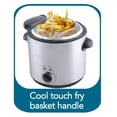 thumbnail image 3 of Farberware,Deep Fryer, Clear,2QT Round Capacity,Stainless Steel,Detachable Basket., 3 of 6