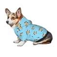 thumbnail image 7 of Fotbe Sea Turtle Print Small Dog Sweater Hoodies Pet Grey Hooded Soft Fleece Sweatshirts with Pocket Fall Winter Puppy Cat Sweaters Warm Clothes-X-Large, 7 of 7