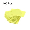 thumbnail image 3 of Uxcell Waterproof Eyelet Hole Plastic Shipping Tags,Outdoor Tags,30x50mm Yellow 100pack, 3 of 5