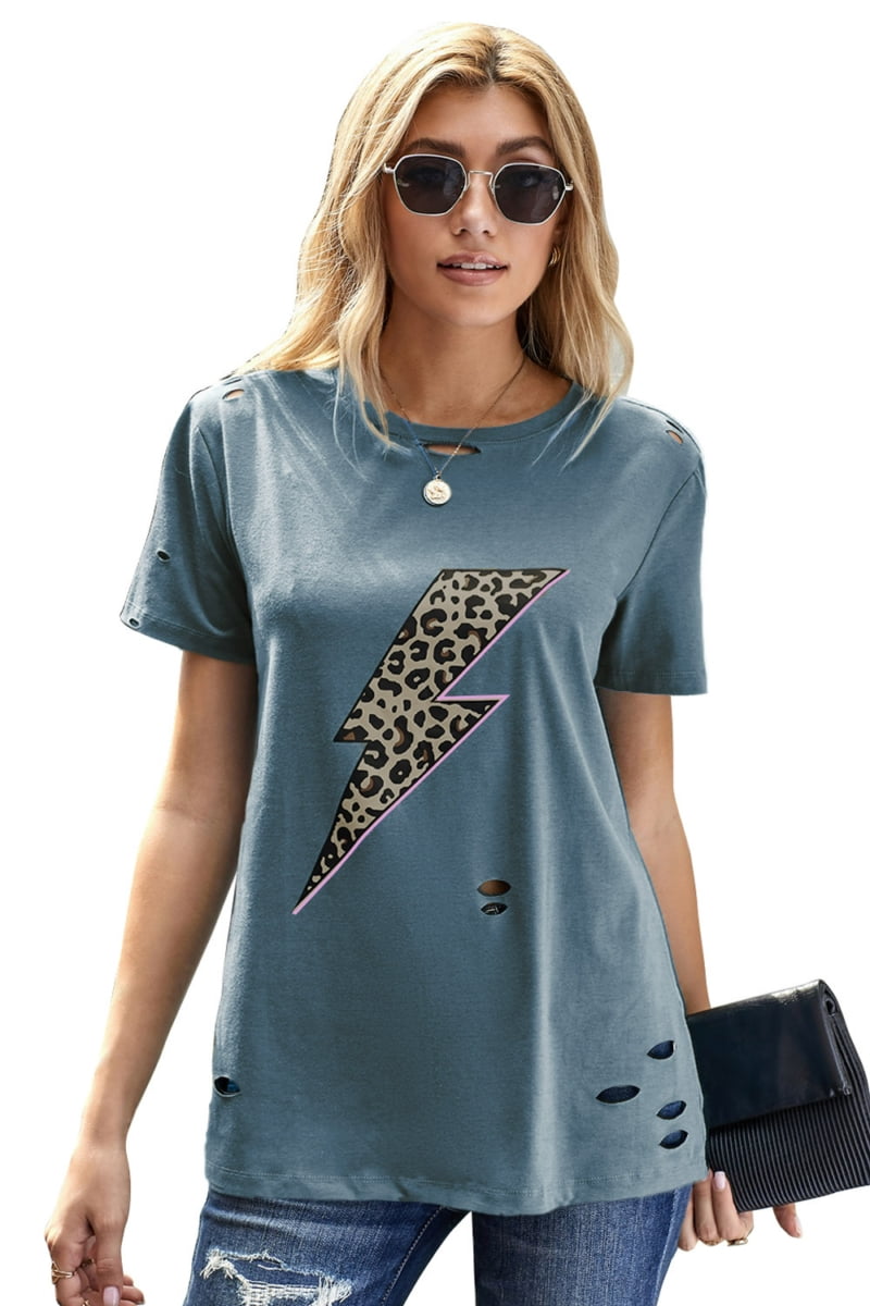 Supernova Distressed Cotton Tee 