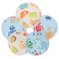 thumbnail image 2 of de de Bambú Suave de 5 Piezas, Patrones para Mujeres Y Niñas, Toallitas Desmaquillantes Y Almohadillas Lavables para El Pecho Salvador Almohadillas desmaquillantes reutilizables, 2 of 9