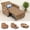 Brown, variant on Sleeper Chair Pull Out Bed, 4 in 1 Convertible Sofa Chair Bed with Vibration Massage Lumbar Pillow, Single Sofa Recliner with USB/Type-C Port, Cup Holders & Side Pocket
