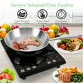 thumbnail image 4 of NutriChef PKST14 - Ceramic Cooktop, Electric Countertop Glass Burner Cooker, 4 of 7