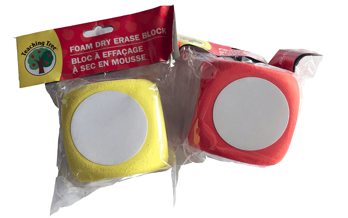 DTI Foam Dry Erase Blocks Set of 2