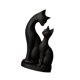 thumbnail image 4 of Conjunto de 2 Estatuas de Pareja de Gatos, Figuras de Gatos, Escultura Artística Novedosa de Animales para Alféizar de Ventana, Mesa, Bar, Regalo Crea, 4 of 9