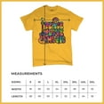 thumbnail image 5 of Tee Hunt Dean Russo Peace Love Music T-Shirt Guitar Happy Good Vibe Men's Tee, Yellow, Small, 5 of 5