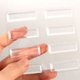 thumbnail image 4 of OUNONA 5 Sheets Cabinet Anti-collision Strips Clear Wall Protector Soft Rubber Furniture, 4 of 7