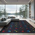 thumbnail image 2 of ODIKA 8'x10' Washable Area Rug Durable, Non-Slip Gamer Console Dice Rectangular Throw Alfombra Video Arcade Led for Living Room, Under Sectional, Family, 2 of 7