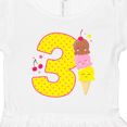 thumbnail image 4 of Inktastic Ice Cream Third Birthday Pink Girls Toddler Dress, 4 of 5