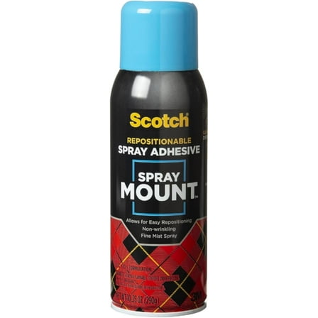 Scotch Spray Mount, 10.2 5 oz, Repositionable on Many Surfaces(6065)