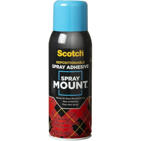 Scotch Spray Mount, 10.2 5 oz, Repositionable on Many Surfaces(6065)