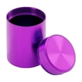 thumbnail image 2 of Aluminum Tea Canister, Portable Storage Tin, Travel Small Tea Container, Purple, 2 of 4
