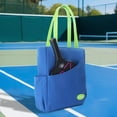 thumbnail image 4 of LUZZ Tennis Pickleball Bag Tote Shoulder Bag Versatile Sports Bag Present for Men Women Cobalt Blue Bag, 4 of 5