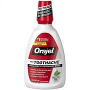Orajel Analgesic and Astringent Rinse Toothache Double Medicated Soothing Mint,1 Ea