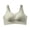 Green bra for women, variant on Ribbed Wireless Tank Bra Wide Shoulder Strap Textured Seamless Complete Side Support Bralette For Women No Underwire Solid Color Sleep Daily Outfit