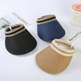 thumbnail image 5 of LinYooLi Simple Straw Hat Travel Cap Sun Visor Hat, 5 of 7