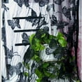 thumbnail image 6 of EXTRA 15% OFF Butterfly Curtain Sheer Ruffled Textured Bow Window Panel for Living, Dining Room, Bedroom, 79*37in, 1 Panel, Pink, 6 of 6