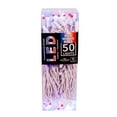 thumbnail image 3 of KSA Frosted LED 5MM Mini Multi-Color Christmas Lights 50-Count 25.5 ft White Wire, 3 of 4