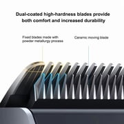 MIJIA Hair Clipper 2, Professional Cordless Hair & Beard Trimmer, IPX7 Waterproof, Wireless Haircut Machine