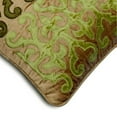 thumbnail image 2 of Euro Pillow Cases, Green 26"x26" (65x65 cm) Cushion Cover, Velvet Applique Throw Pillow Cover&nbsp;For Sofa, Abstract Pattern Contemporary Style - Evergreen, 2 of 3