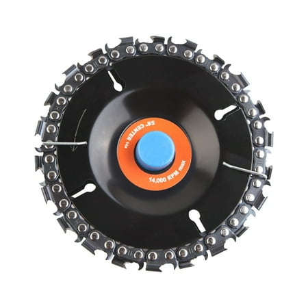 

Wozhidaoke home Grinder Chain Disc 4 Inch Wood Carving Disc 100 115mm Angle Grinder 22 Tooth office supplies valentines day decor