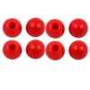 Unique Bargains 8Pcs Red Plastic Round Handle Ball Knob M10 Threaded 35mm Dia Machine Tools