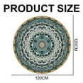 thumbnail image 2 of Tapis Rond - Lavable Antidérapant Petit Tapis de Zone Ronde Jeter Doux Canapé Tapis Rond, 2 of 5