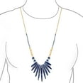thumbnail image 3 of Bling Jewelry Womens Tribal Spike Gemstone Collar Necklace Irregular Beads Gold, 3 of 4