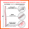 thumbnail image 3 of Jia Dermaplane Facial BioWheat Razor 3 Pack in Pale Peach, 3 of 9