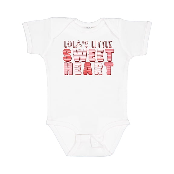 Inktastic Lola's Little Sweet Heart Boys or Girls Baby Bodysuit