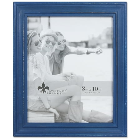 8x10 Durham Weathered Navy Blue Wood Picture Frame