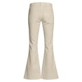 thumbnail image 3 of YUEHUA School Uniform Pants for Girls Stretch High Waist Dress Flare Bell Bottom Leggings Girl Slacks Preppy Fall Clothes, 3 of 7